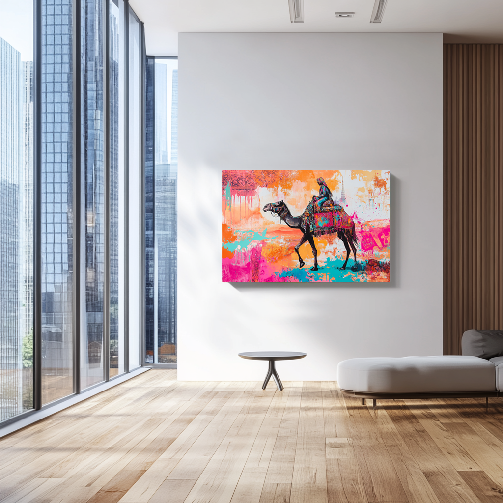 Camel in Vibrant Colors