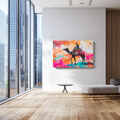 Camel in Vibrant Colors