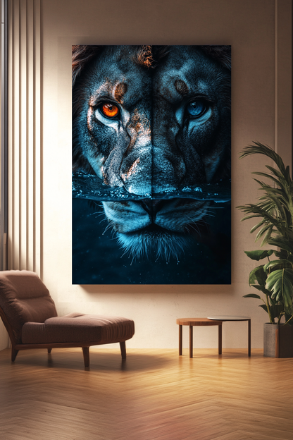 Dual-Colored Lion