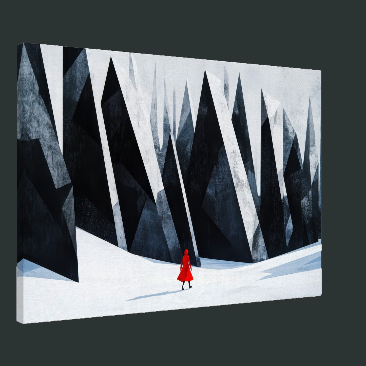 Scarlet in the Snow