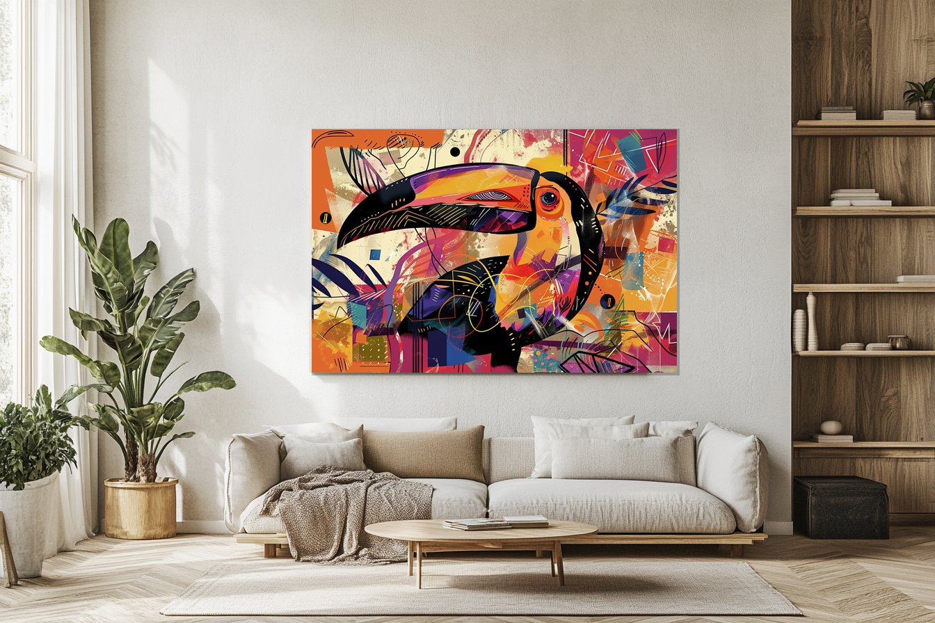 Abstract Toucan