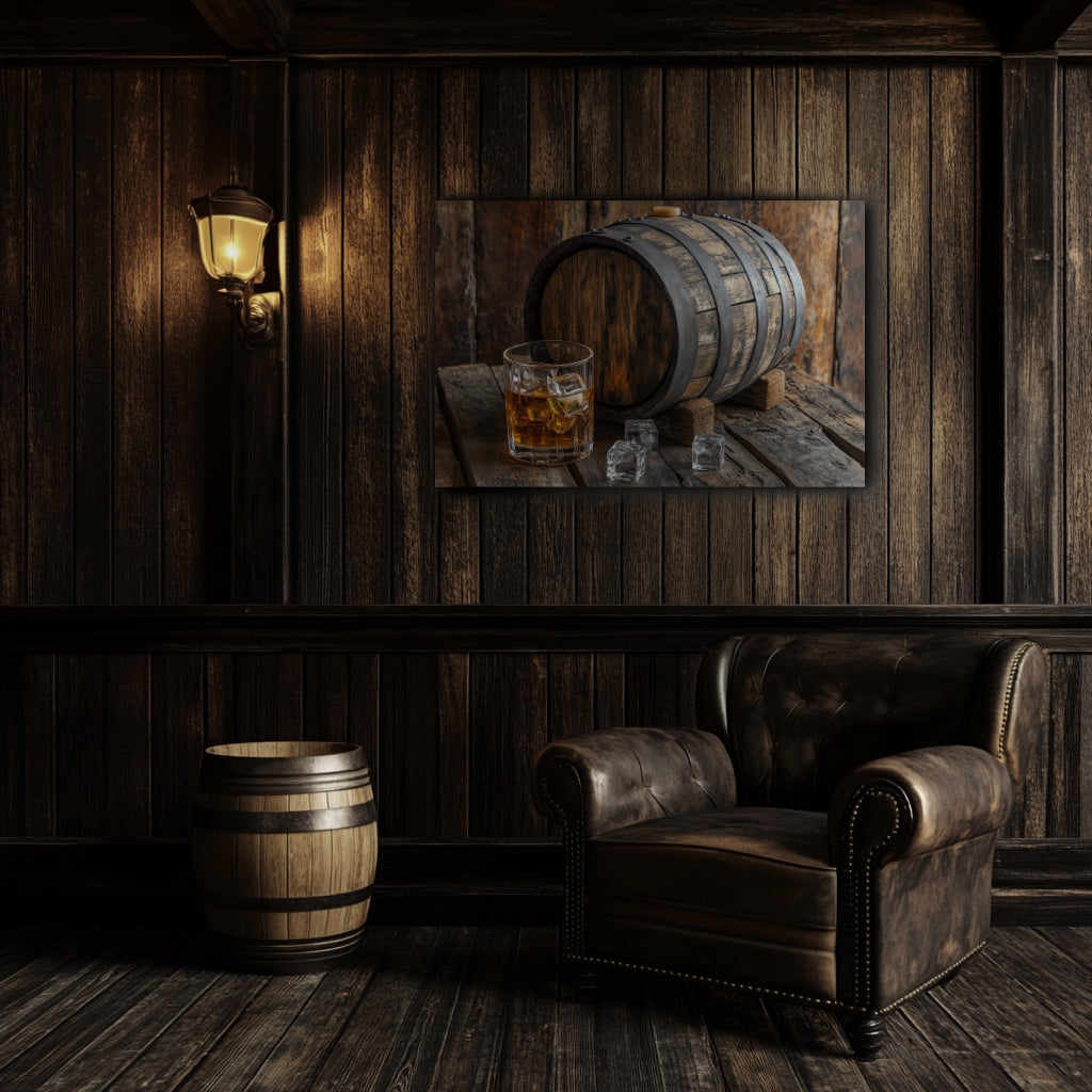 Barrel and Whiskey
