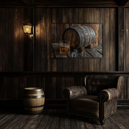 Barrel and Whiskey