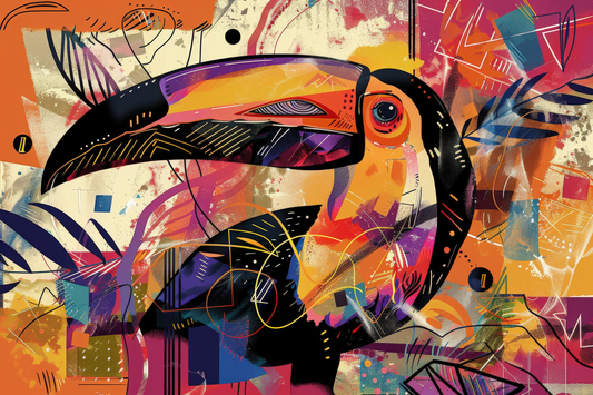 Abstract Toucan