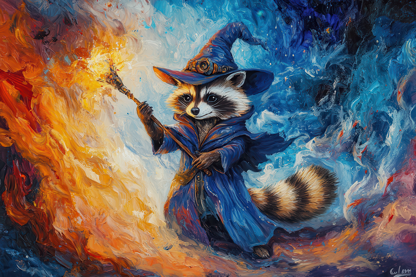 Raccoon Wizard